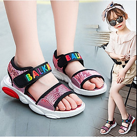 Dép sandal bé gái 3 - 13 tuổi quai ngang xinh xắn - SHONG61