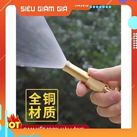 Mua Đầu vòi xịt tăng áp mini Đầu vòi tăng áp đa năng bằng đồng tưới cây rửa xe cực mạnh 206587 tặng đai