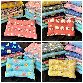 Mua Gối Ngủ Trẻ Em 3 Rãnh Chất Liệu Cotton Mềm Mại Thoáng Mát