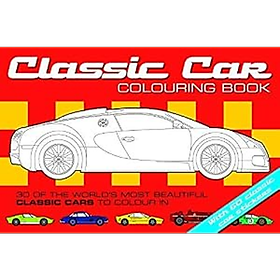 Sách Classic Car Colouring Book