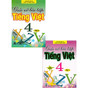 Sách tham khảo- Combo Giải Vở Bài Tập Tiếng Việt 4 – Hồng Ân (Bộ 2 Cuốn)_HA