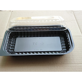 Mua HỘP CƠM ĐẾ ĐEN 1 NGĂN HT17 - NHỰA PS (THÙNG 500 BỘ)