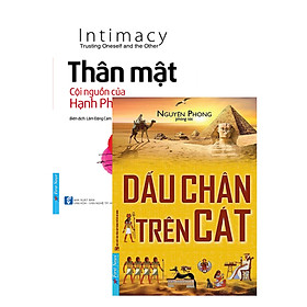 [Download Sách] Combo Thân Mật - Cội Nguồn Hạnh Phúc + Dấu Chân Trên Cát