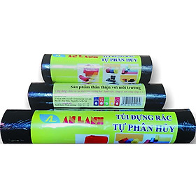Mua Cuộn túi đựng rác tự phân hủy  Túi bóng đựng rác không rỉ nước  không bốc mùi  an toàn  bảo vệ môi trường