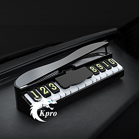 Bảng số điện thoại Đàn Piano để taplo ô tô khi đỗ xe - Hàng Kpro chất lượng cao
