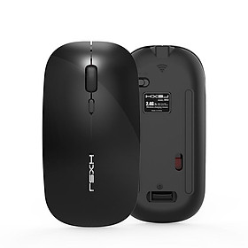 HXSJ M60 Wireless Mouse 2.4G Optical Silent Mouse USB Type C Nano Receiver 1600 DPI for PC Laptop