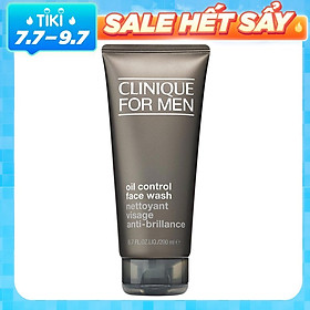 sữa rửa mặt kiểm soát dầu giảm mụn cho Nam Clinique CFM OIL CONTROL FACE WAS 200M