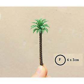 Mô hình các loại cây cọ, cây dừa trang trí tiểu cảnh, sa bàn, bonsai, DIY