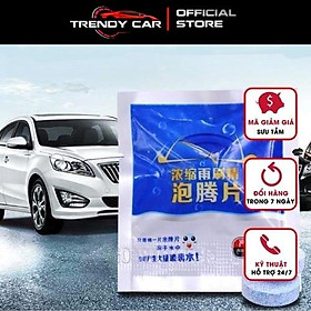 Viên Sủi Rửa Kính Ô Tô Xe Hơi dạng ép vỉ Tiện Dụng (1 viên = 4L dung dịch)