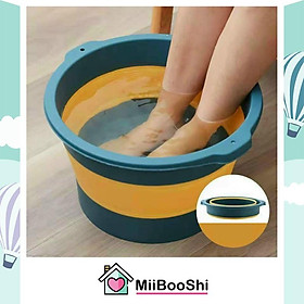 Mua Chậu ngâm chân massage gấp gọn đa năng tiện lợi giúp thư dãn giải tỏa căng thẳng mệt mỏi MiibooShi S021