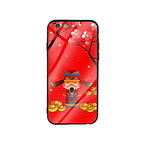 Ốp Lưng Kính Cường Lực cho điện thoại Iphone 6 / 6s - Thần Tài 01