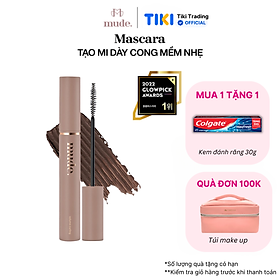 Mascara Chuốt Dày Mi Định Hình Mi Tốt Mude Inspire Volume Curling Mascara (8ml) - #02 Màu nâu