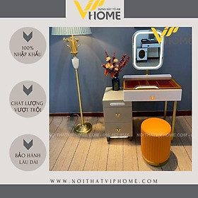 Mua Bàn trang điểm  bàn phấn kèm gương tích hợp đèn LED kèm nút cảm ứng thông minh và ngăn kéo để đồ tện lợi BTD-00017