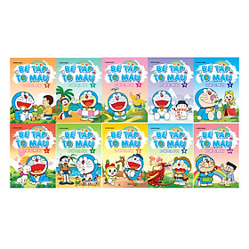 Combo Bé Tập Tô Màu Doraemon