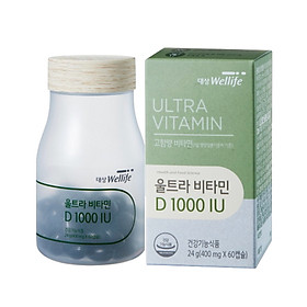Hình ảnh Viên uống bổ sung Ultra Vitamin D 1000 IU Daesang Wellife