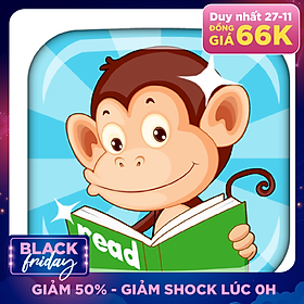 Ứng Dụng Học Ngôn Ngữ Monkey Junior - Tiếng Anh Cho Trẻ Mới Bắt Đầu - Gói 12 Tháng