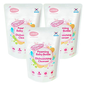 Combo 3 Túi Nước Rửa Bình Sữa Unimom UM871197 (500ml)