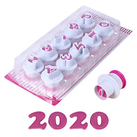 Diy Baking Case Letter Spring Biscuit Mold Number Cake Decoration Embossing Cutting Mold