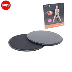 Đĩa chống trượt hỗ trợ tập yoga và gym tại nhà, chất liệu abs cao cấp YGW40 POPO