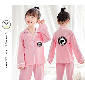 đồ ngủ pijama dài tay bé gái bé trai dễ thương size đại in hình SPACE phi hành gia cá tính 0314