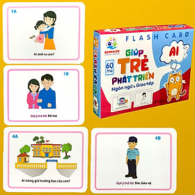 Thẻ Học Thông Minh Flashcards Giúp Trẻ Phát Triển Ngôn Ngữ Và Giao Tiếp BENRIKIDS