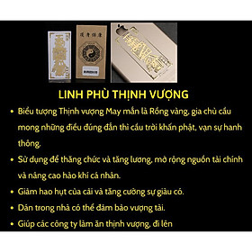 Mua Miếng dán VƯỢNG TÀI biểu tượng sự thịnh vượng  may mắn là Rồng vàng  vạn sự hanh thông