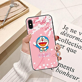 Ốp lưng điện thoại Iphone X viền silicon dẻo TPU  hình Doremon Làm Duyên - Hàng chính hãng