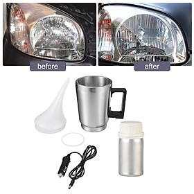 Car Headlight Renovation Polishing Kit, Atomizing Cup Headlight Lens Polish Set, Lens Coating Tool ,Fit for Taillights Lens Polish Kit