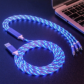 Mua CÁP SẠC 3 ĐẦU CÓ DÂY CHẠY ĐÈN LED SẠC ĐƯỢC CÁC DÒNG ĐIỆN THOẠI (Màu ngẫu nhiên)