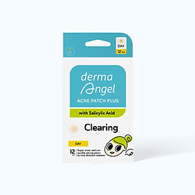 Miếng dán mụn ban ngày DermaAngel Salicylic Acid (Hộp 12 miếng)