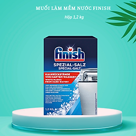 Muối rửa bát Finish hộp 1,2kg dùng cho máy rửa chén bát