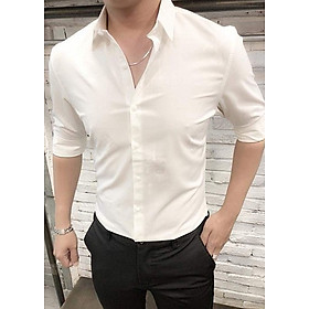 Áo sơ mi nam SM163 Cổ trụ