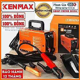 Máy hàn que KENMAX 200Z, Máy hàn que 2.5 - 3.2mm ,100% Dây đồng, Bảo hành 1 năm