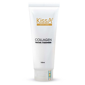 Sữa rửa mặt sáng da collagen Kissa 100ml