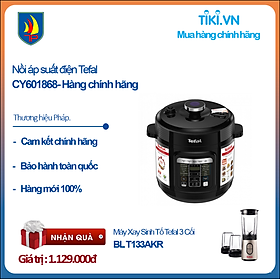 Nồi áp suất điện Tefal CY601868- Hàng chính hãng