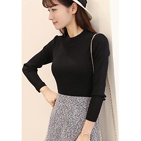 Áo len cổ lọ trơn C144