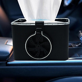 Car Storage Box Car Seat Crevice Storage Tissue Box Cup Holder Fit for Keys Paper Towels