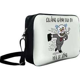 Túi Đeo Chéo Hộp Unisex Quẳng Gánh Vui Đi Mà Lo Sống - TCFU214