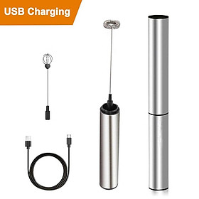 USB Điện Tay Cầm Trứng Be Que Khuấy Sữa Frother Tạo Bọt Cà Phê Đánh Trộn Nước Khuấy Trứng Khuấy Bếp Trứng Dụng Cụ