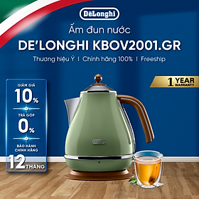 Ấm đun nước siêu tốc DeLonghi Icona Vintage KBOV2001 (BG/ GR)