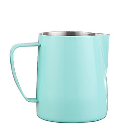 Milk Frothing Pitcher Jug, Stainless Steel, Suitable for Coffee, Latte and Frothing Milk, Coffee Milk Serving Jug for Kitchen Restaurant
