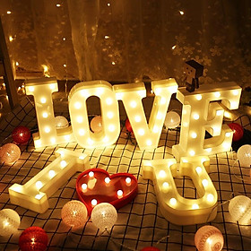 Mua ĐÈN LED  ĐÈN CHỮ  ĐÈN CHỮ LOVE  ĐÈN 4 CHỮ HPBD  MARRY ME  TRÁI TIM