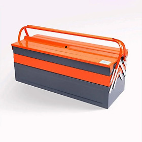 Mua Thùng đồ nghề 3 tầng sắt kích thước 45x22x22cm-Hộp dụng cụ ba tầng 5 ngăn và hai quai xách thuận lợi  khi để dụng cụ trong quá trình di chuyển của người thợ