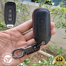 Bao da chìa khoá Ford Territory 2022-2023, da bò nguyên tấm, Bảo hành 2 năm