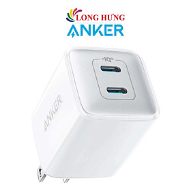 Cốc sạc Anker 521 Nano Pro 40W 2Type-C PiQ 3.0 PD A2038 - Hàng chính hãng