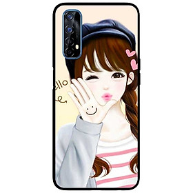 Ốp lưng dành cho Realme 7 mẫu Hello Em Gái