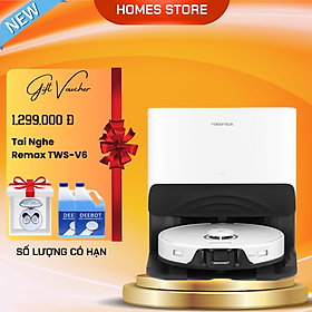 Mua Robot Hút Bụi Lau Nhà Roborock S8 Pro Ultra - 2023 Công Nghệ Lau Rung Chổi Làm Sạch Kép Tự Gom Đổ Rác Bơm Nước Tự Động Tạo Bản Đồ Siêu Nhanh Tự Động Tối Ưu Dọn Dẹp Camera AI Siêu Thông Minh Lực Hút 6000 Pa Công Suất 69 W - Hàng Chính Hãng