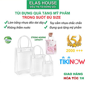 Mua Túi xách nhựa trong suốt độc đáo thời trang tiện lợi dụng đồ ăn