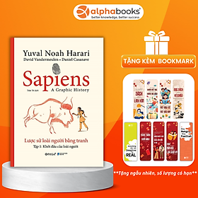 Sách - Sapiens - Lược Sử Loài Người Bằng Tranh - Tập 1: Khởi Đầu Của Loài Người - Omega Plus