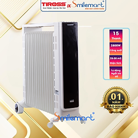 Mua Máy sưởi dầu 15 thanh Tiross TS9215 2800W - Hàng chính hãng
